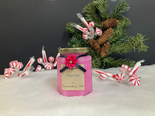 Peppermint 8 oz Candle