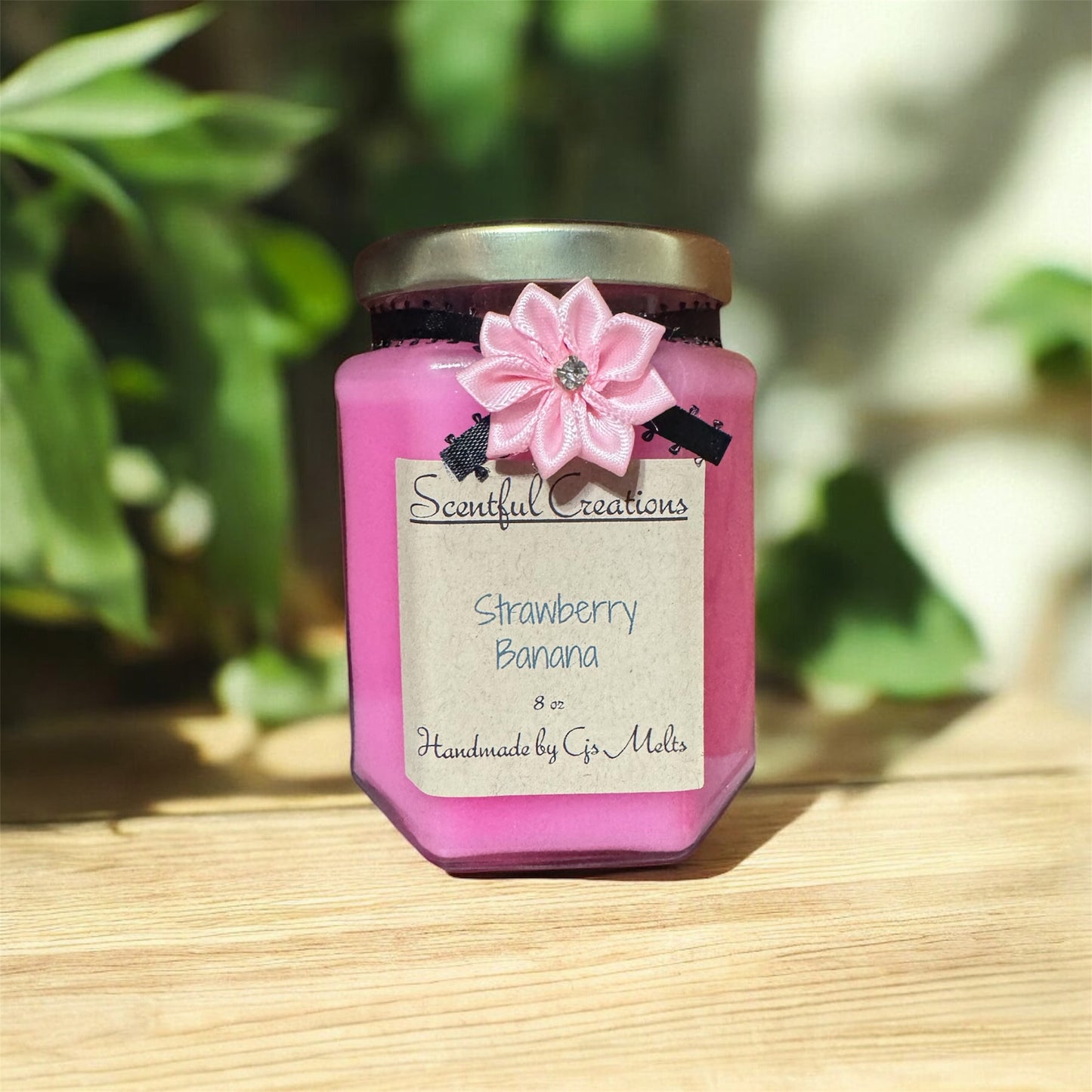 Strawberry Banana 8 oz Candle